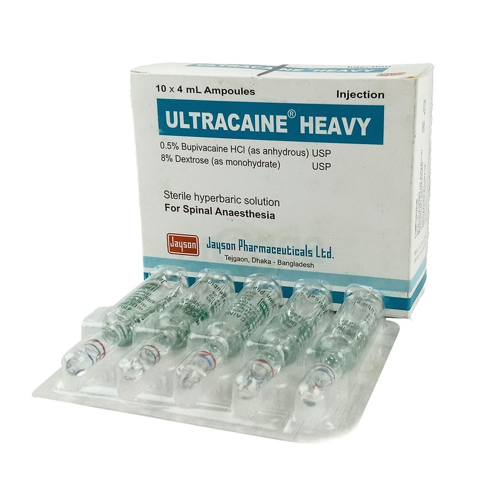 Ultracaine Heavy 5mg+80mg/ml Injection