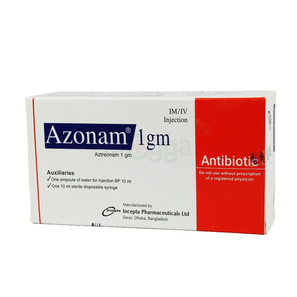 Azonam 1gm/vial Injection