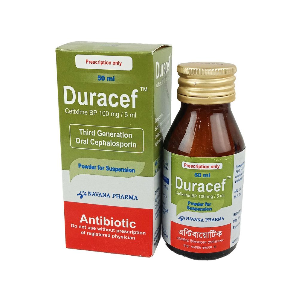 Duracef 100mg/5ml Powder for Suspension