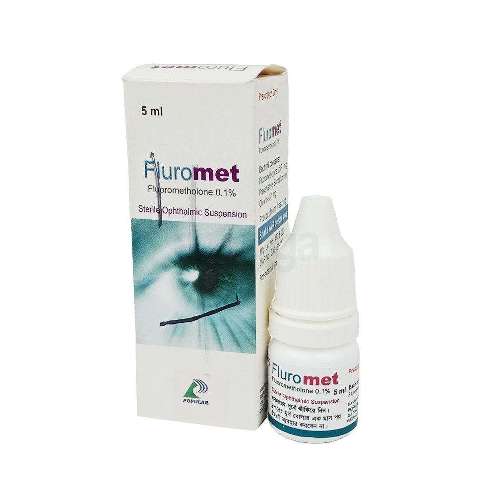 Fluromet 0.10% Ophthalmic Suspension