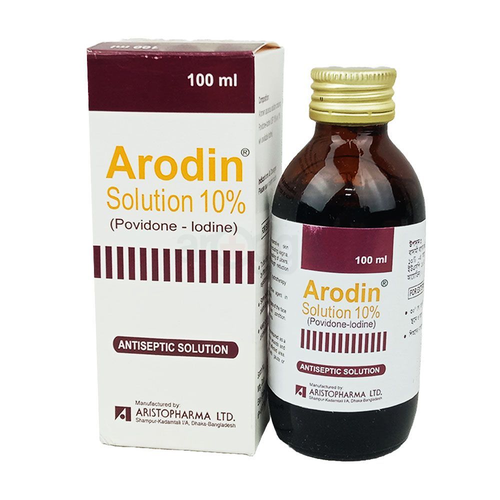 Arodin 10% Topical Solution 100ml 10% Topical Solution