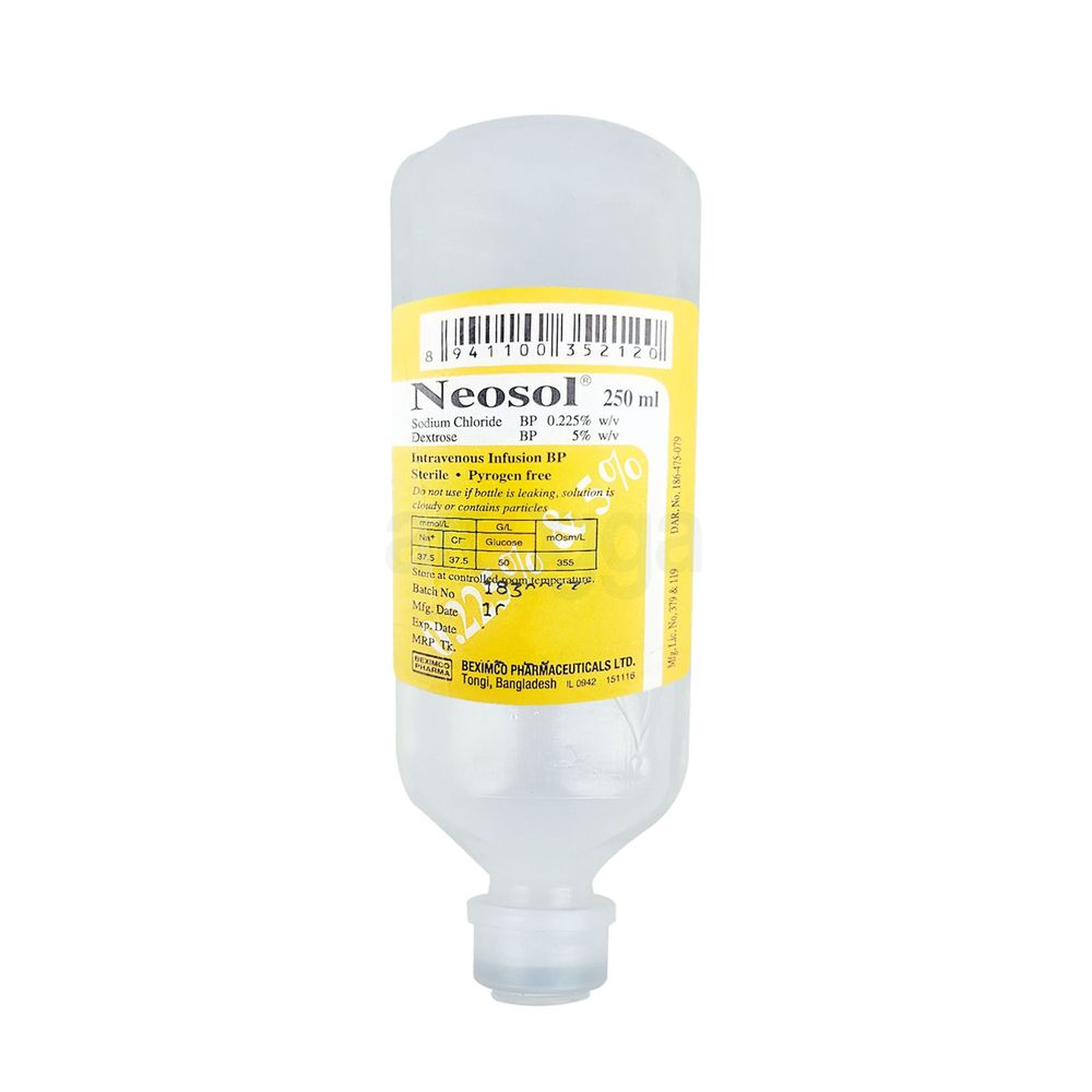Neosol IV 250ml 0.225%+5% Infusion