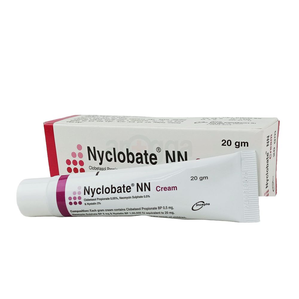 Nyclobate NN Cream 20gm 0.05%+0.50%+100000IU Cream