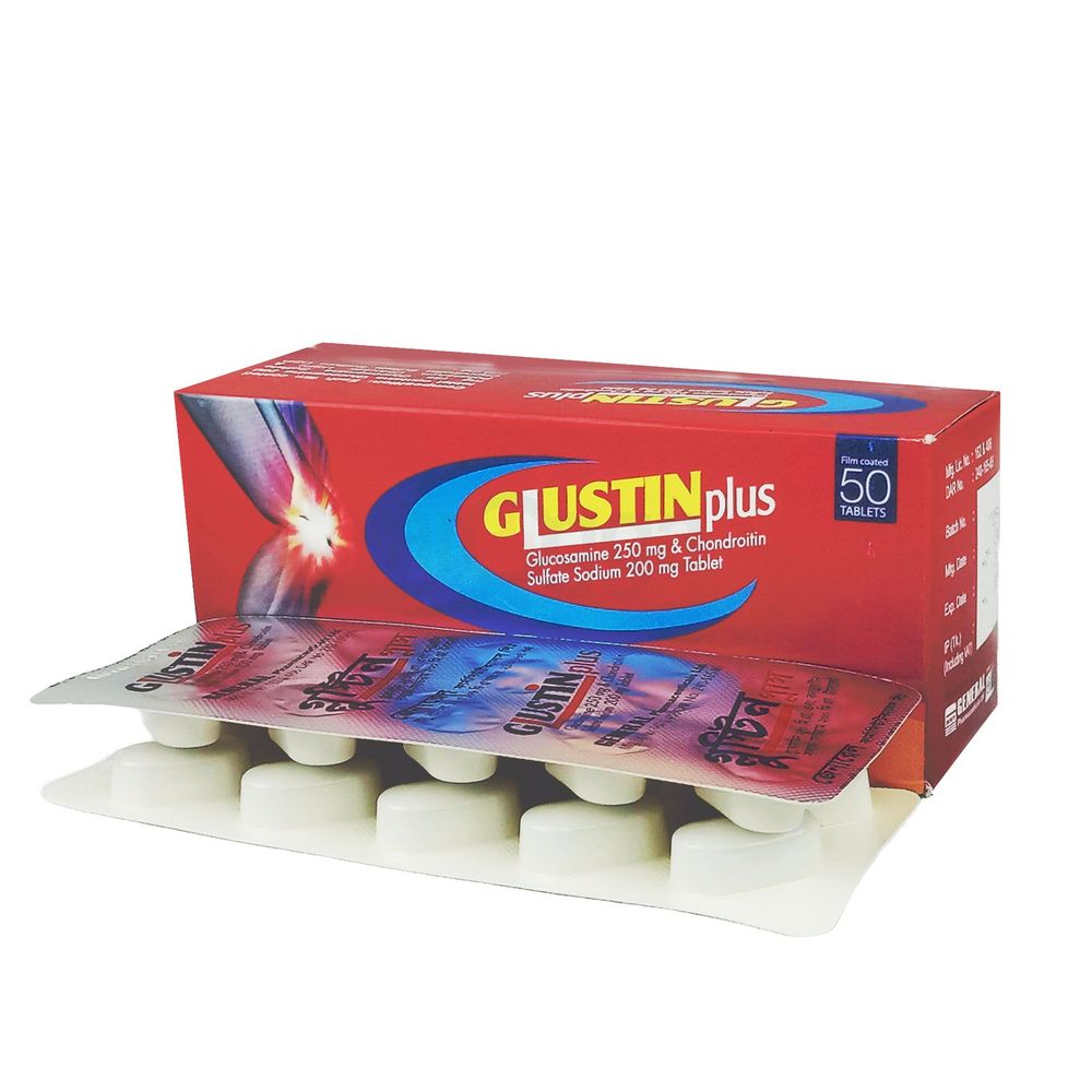 Glustin Plus 200mg+250mg Tablet