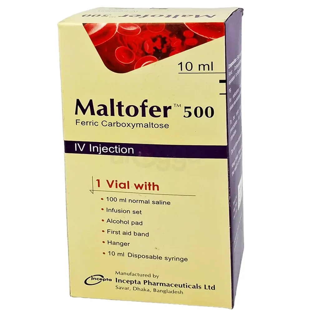 Maltofer 500mg price in Bangladesh | Arogga Online Pharmacy