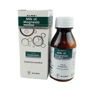 Milk Of Magnesia(Acme's)114 ml 400mg/5ml Suspension