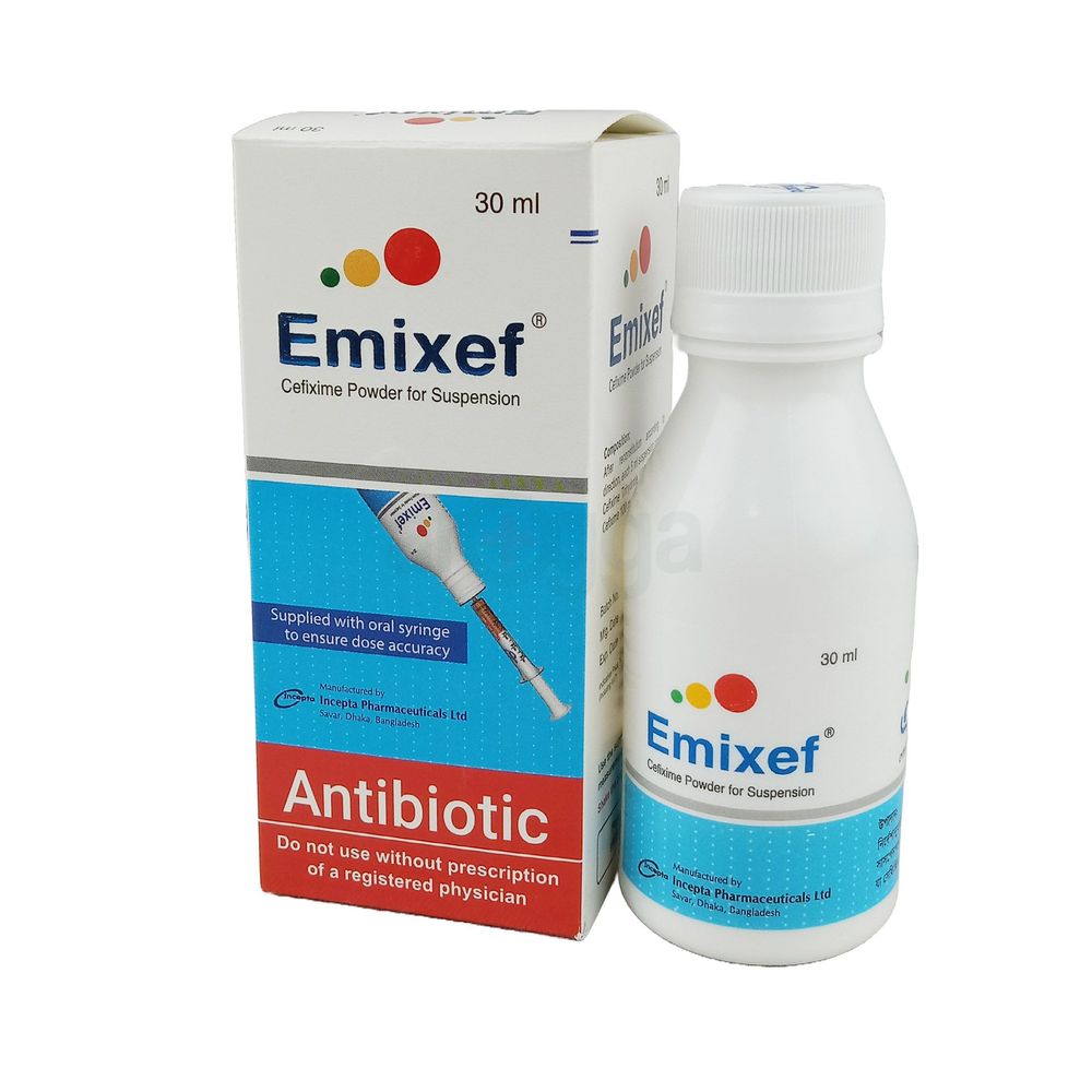 Emixef 30ml 100mg/5ml Powder for Suspension