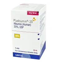  Plasbumin-20 Albumin (Human) 20% USP Grifols 50ml 20%/50ml Injection