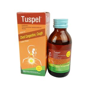 Tuspel 200mg+15mg+15mg/5ml Syrup