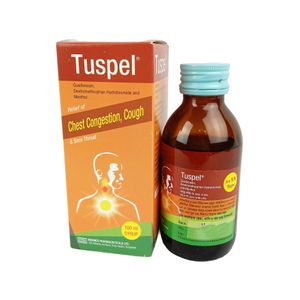 Tuspel 200mg+15mg+15mg/5ml Syrup