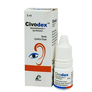 Civodex 0.3%+0.1% Eye/Ear Drops