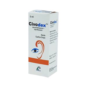 Civodex 0.3%+0.1% Eye/Ear Drops