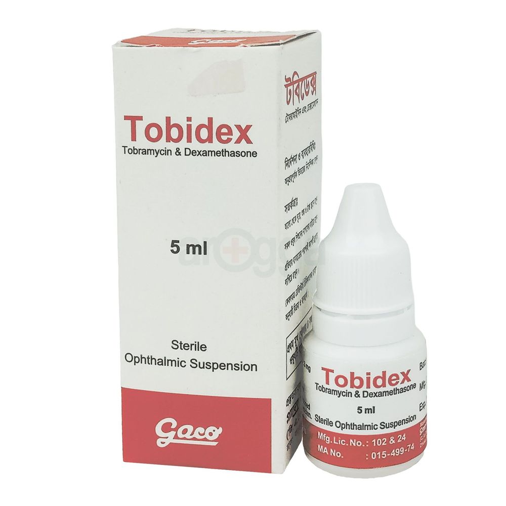 Tobidex 0.1%+0.3% Eye Drop