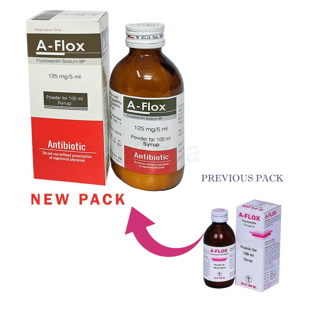 A Flox 125mg/5ml Powder for Suspension