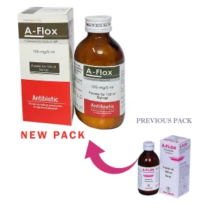 A Flox 125mg/5ml Powder for Suspension
