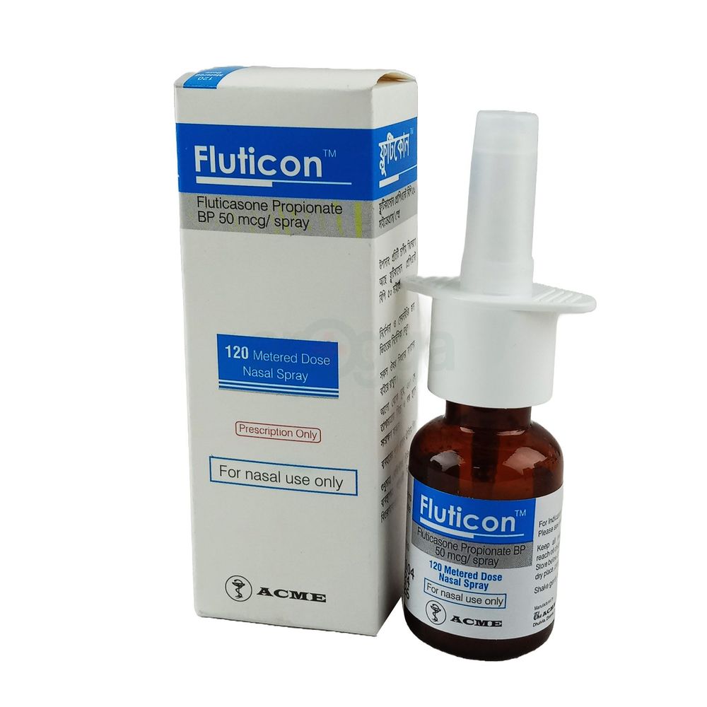 Fluticon 50mcg/spray Nasal Spray