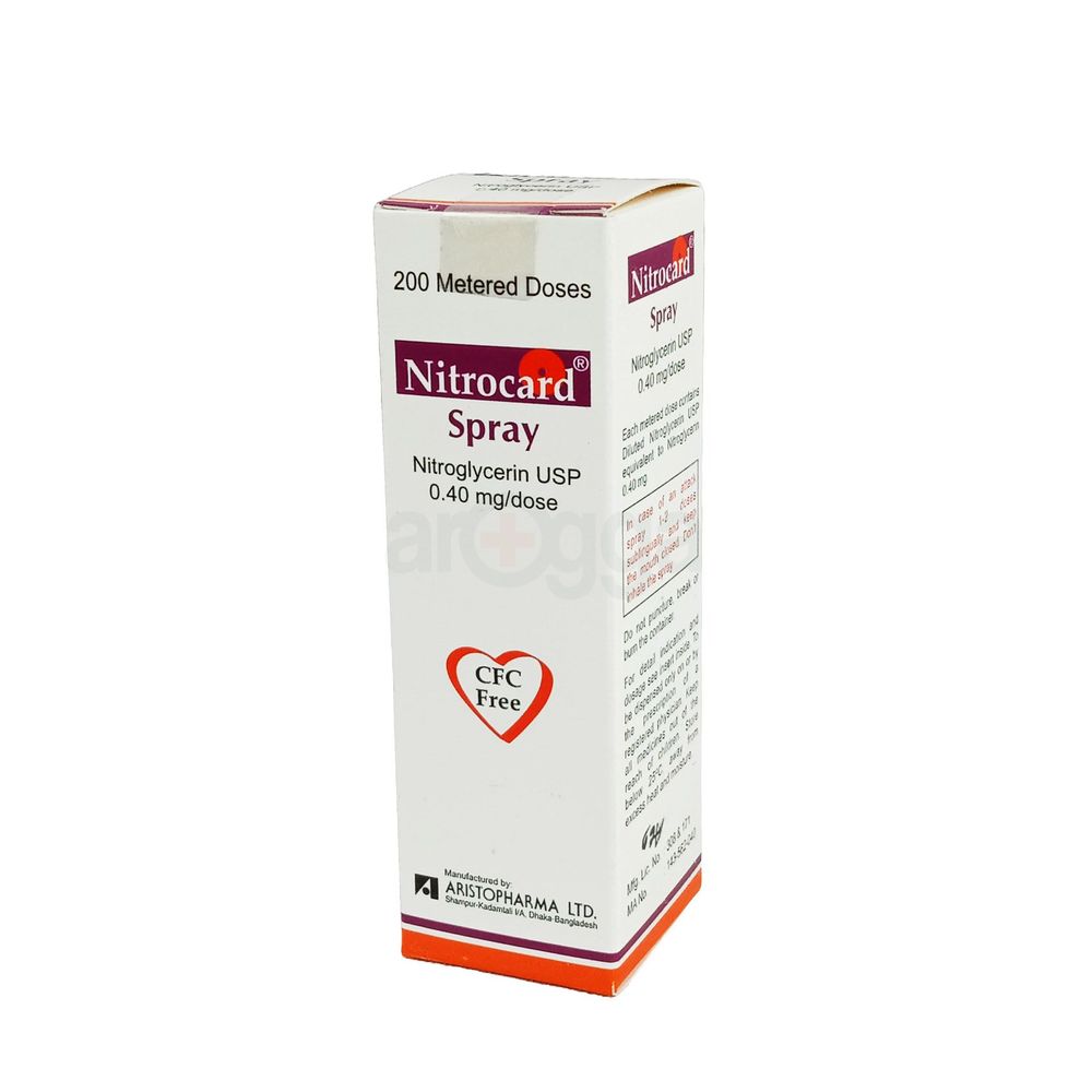 Nitrocard 400mcg Spray