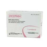 Dicephin IM 2gm/vial Injection