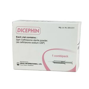 Dicephin IM 2gm/vial Injection