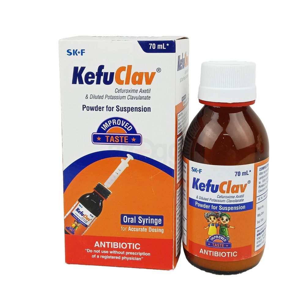 Kefuclav 125mg+31.25mg/5ml Powder for Suspension