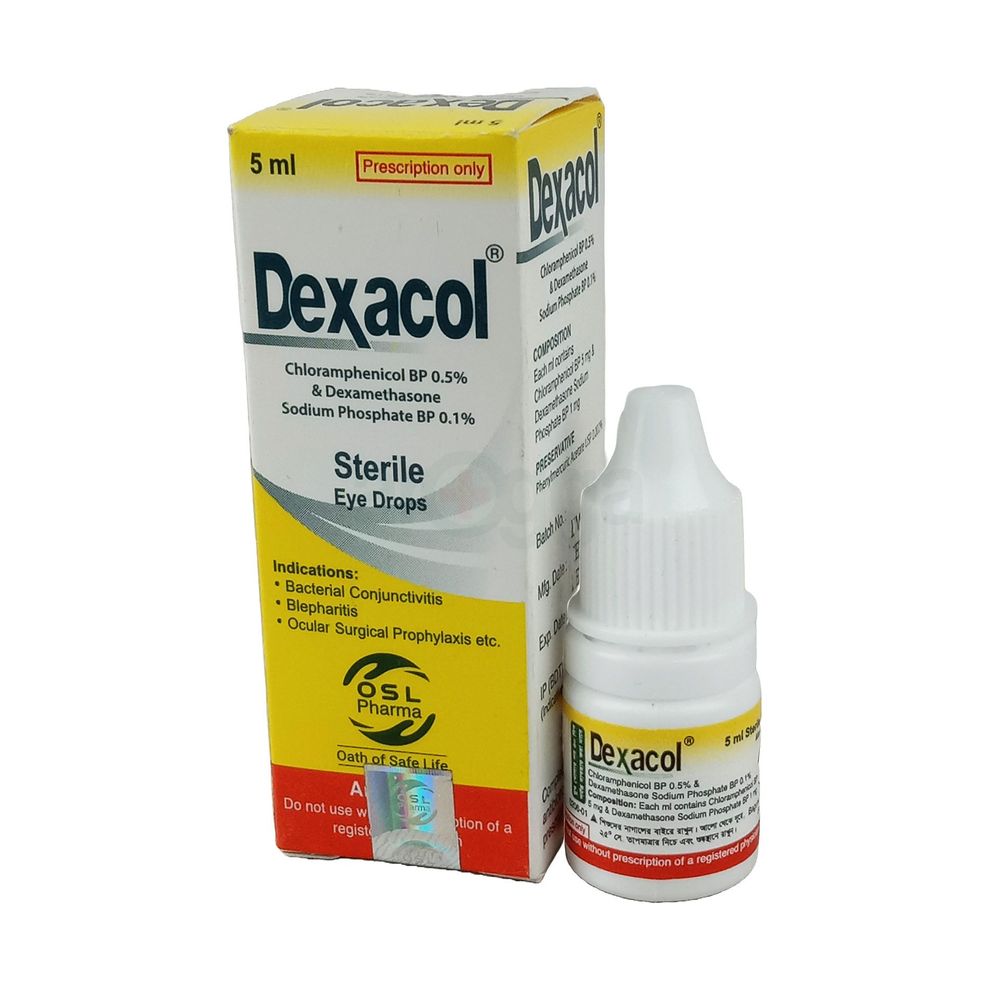 Dexacol 0.1%+0.5% Eye/Ear Drops