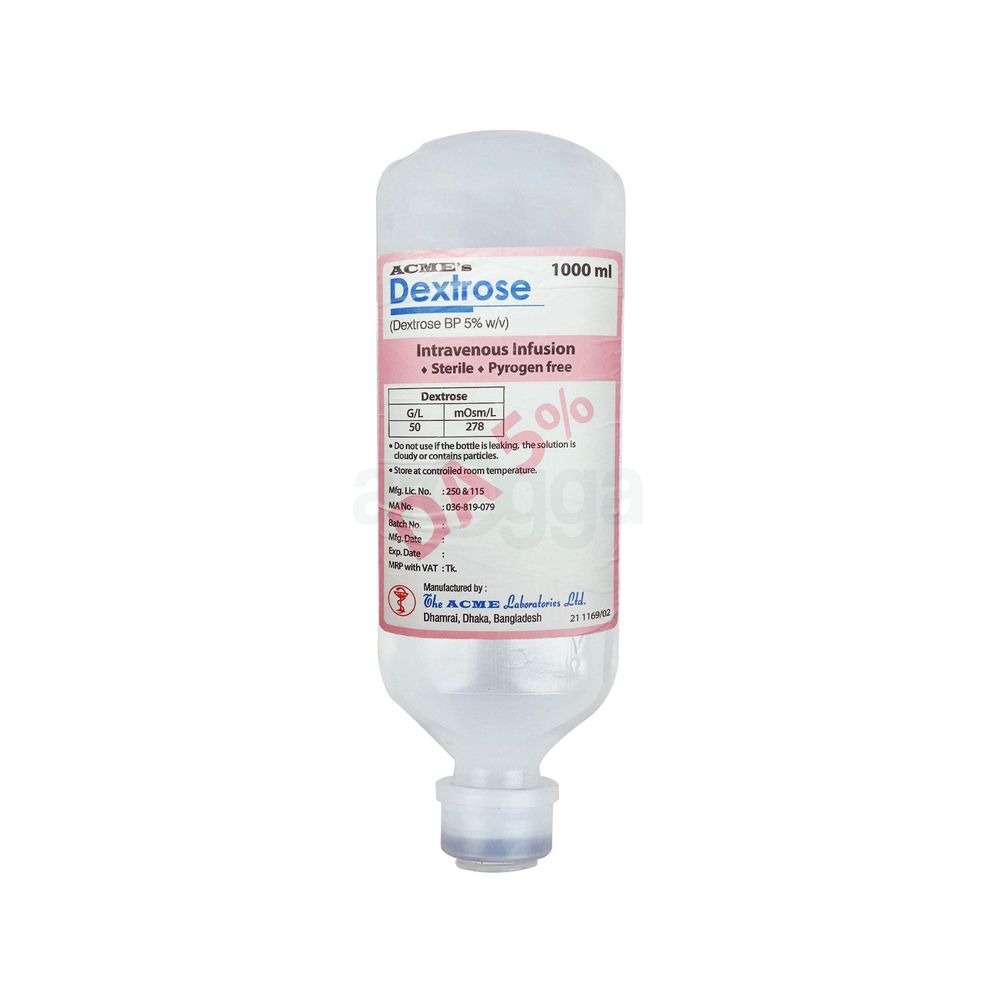 Acme's Dextrose Saline IV 5% Infusion