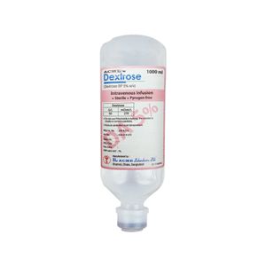 Acme's Dextrose Saline 1000ml IV 5% Infusion