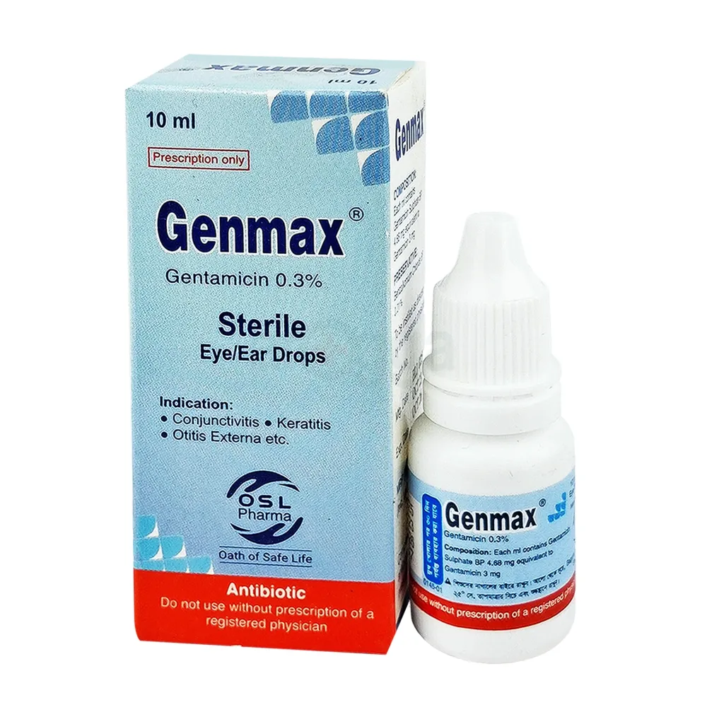 Genmax 0.30% Eye/Ear Drops