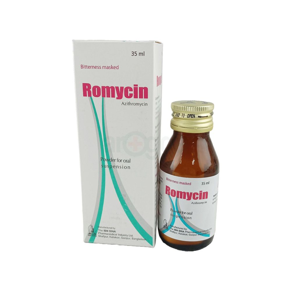 Romycin 200mg/5ml Powder for Suspension