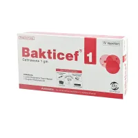 Bakticef 1g IV 1gm/vial Injection
