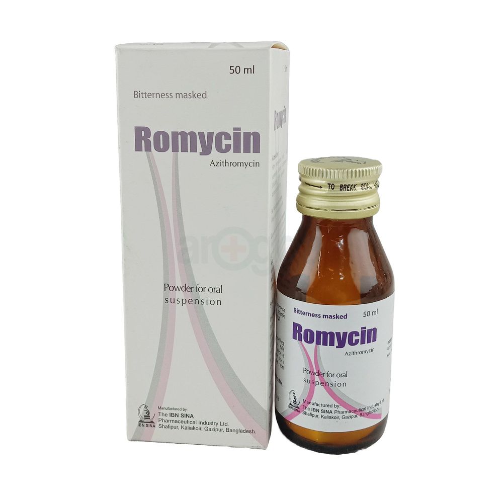 Romycin 200mg/5ml Powder for Suspension