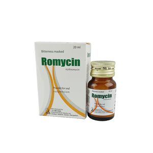 Romycin 20ml Syrup 200mg/5ml Powder for Suspension