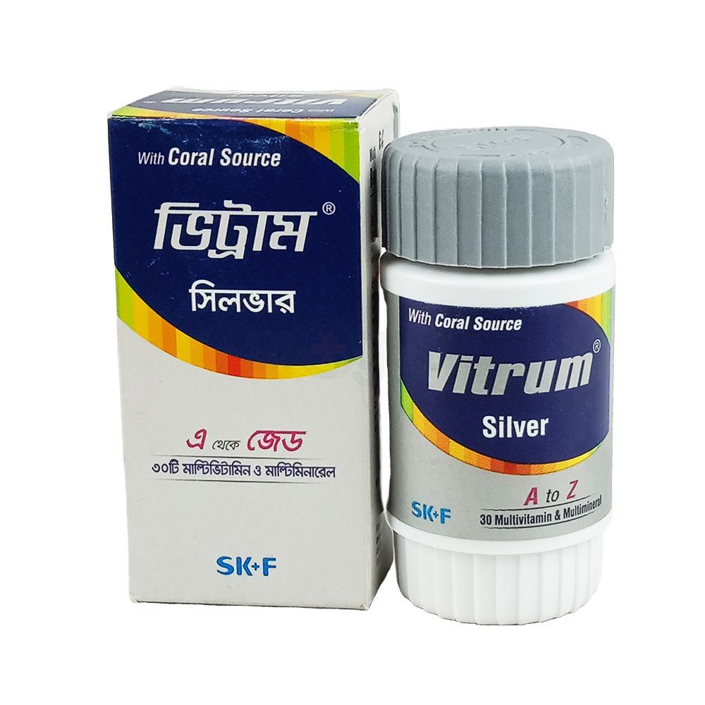 Vitrum SILVER (30) Tablet - Arogga Online Pharmacy