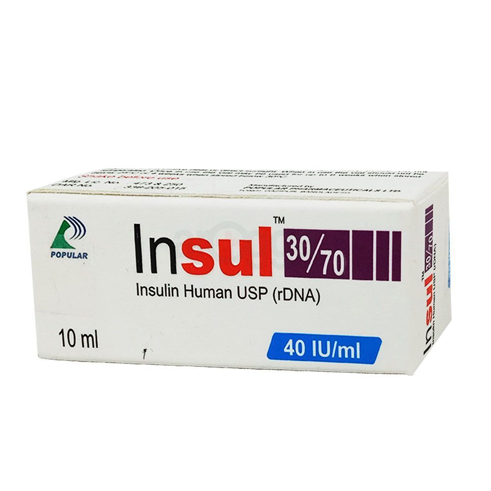 Insul 30/70 40IU 40IU/ml Injection