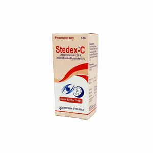 Stedex-C 0.1%+0.5% Eye/Ear Drops