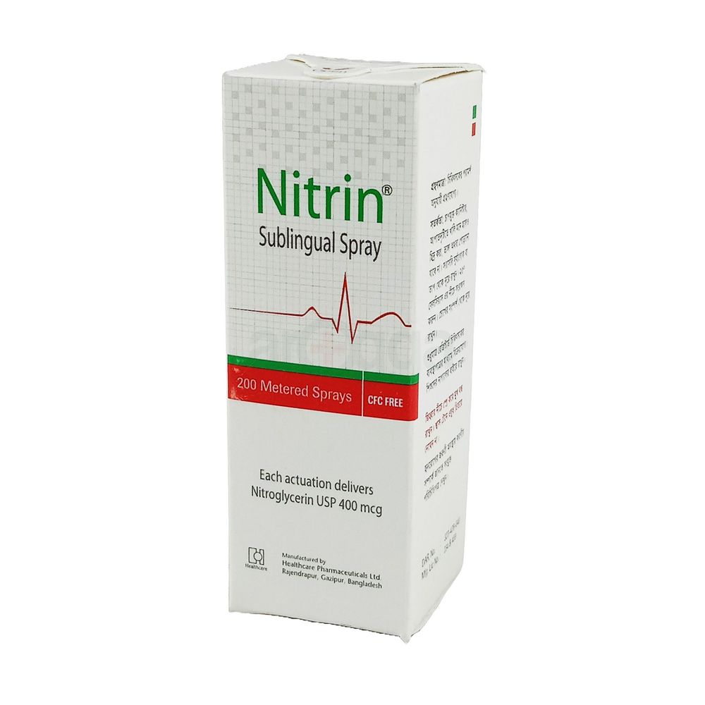 Nitrin Sublingual 400mcg Spray