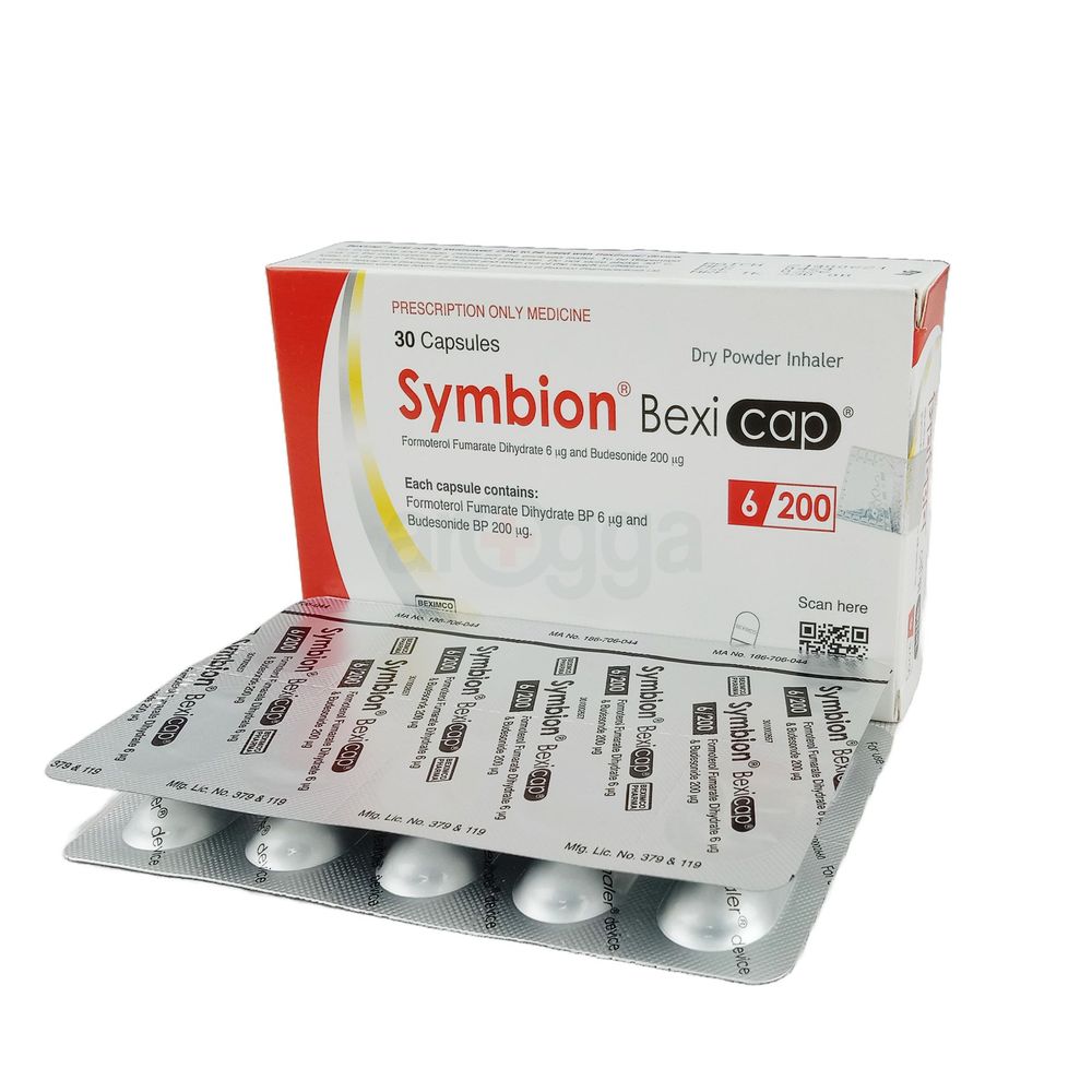 Symbion 6/200 Bexicap 200mcg+6mcg Capsule