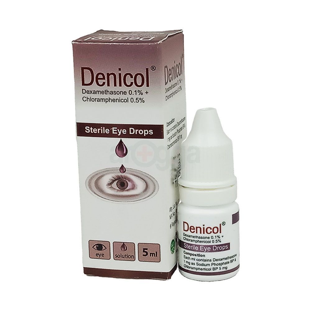 Denicol ED 0.1%+0.5% Eye/Ear Drops