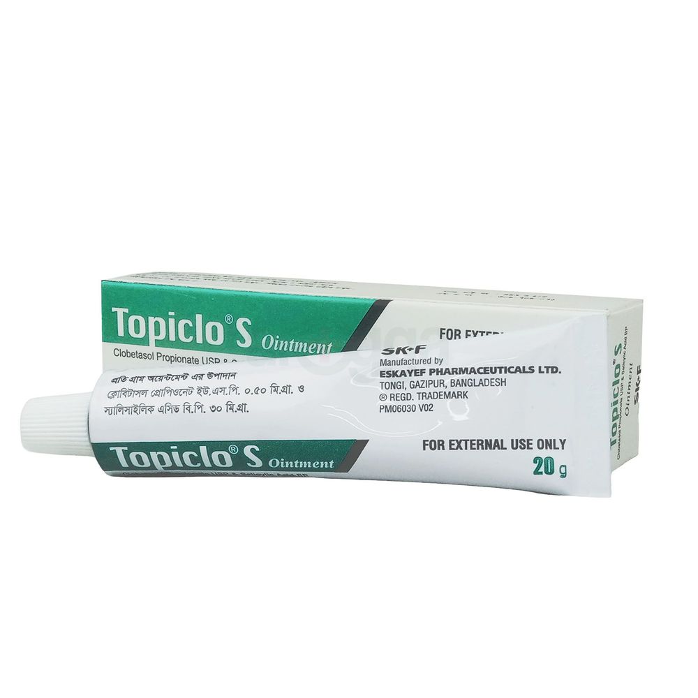 Topiclo-S 20gm 0.05%+3% Ointment