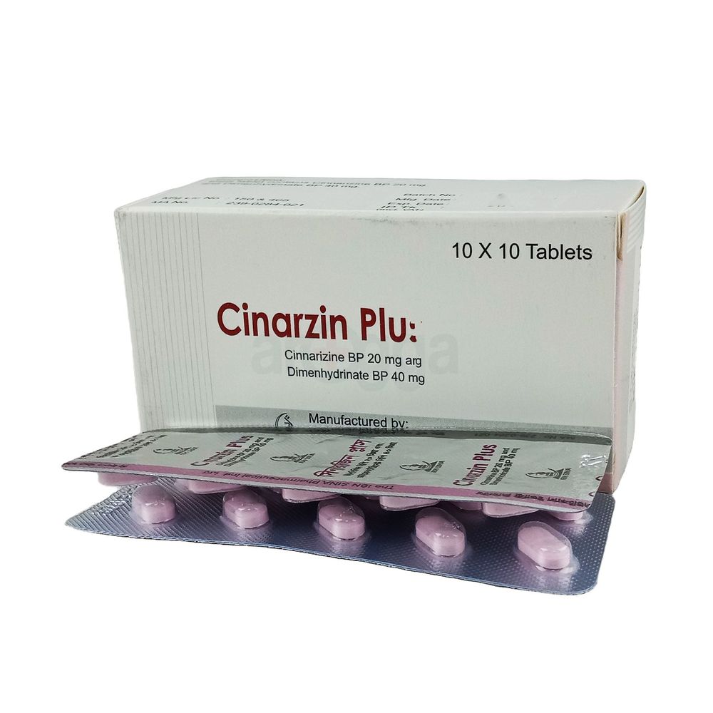 Cinarzin Plus 20mg+40mg Tablet