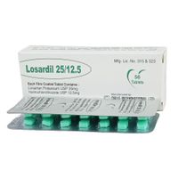 Losardil 25/12.5 12.5mg+25mg Tablet