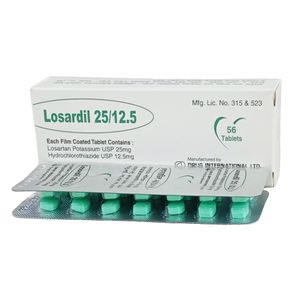 Losardil plus 25/12.5 12.5mg+25mg Tablet
