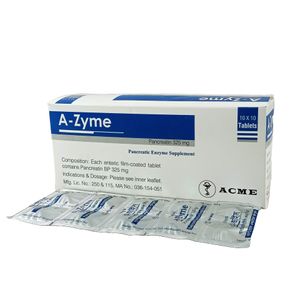 A Zyme 325mg Tablet