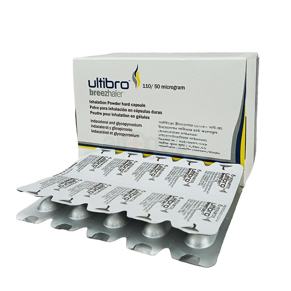 Ultibro Breezhaler 50mcg+110mcg Capsule