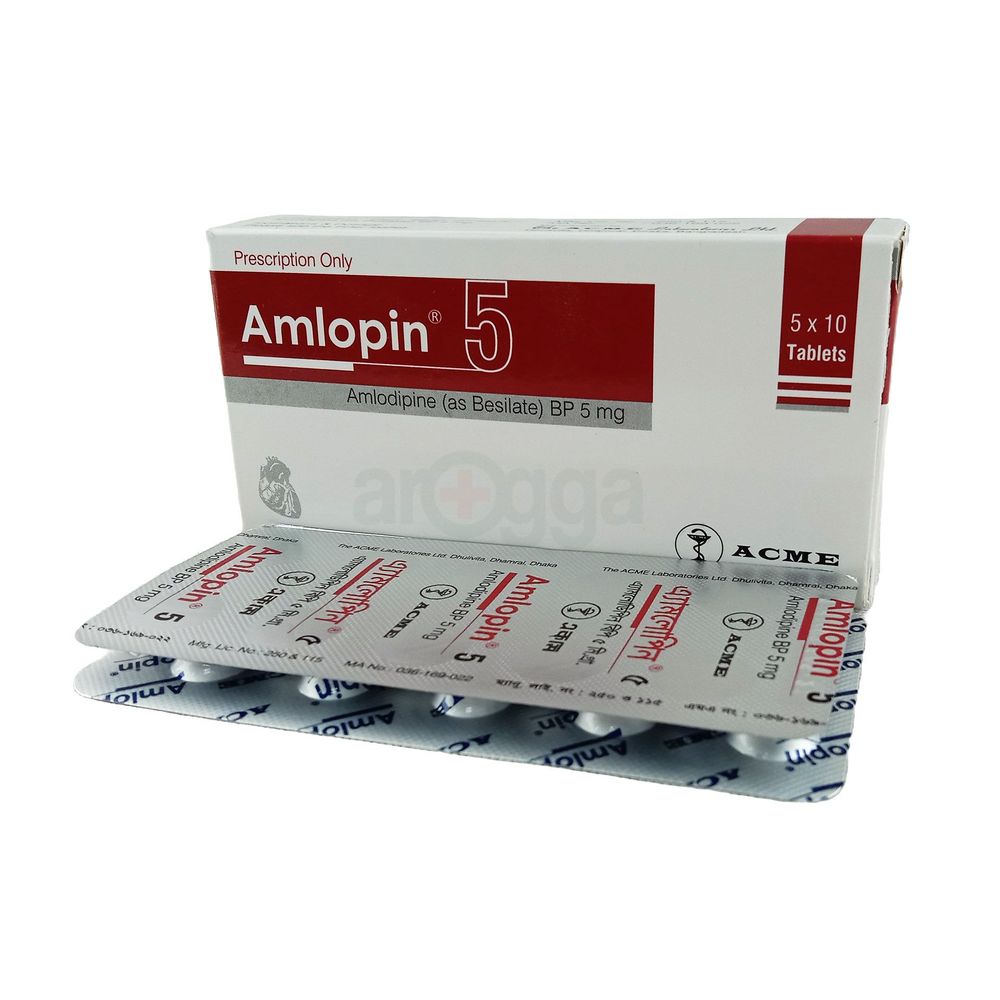 Amlopin 5mg Tablet