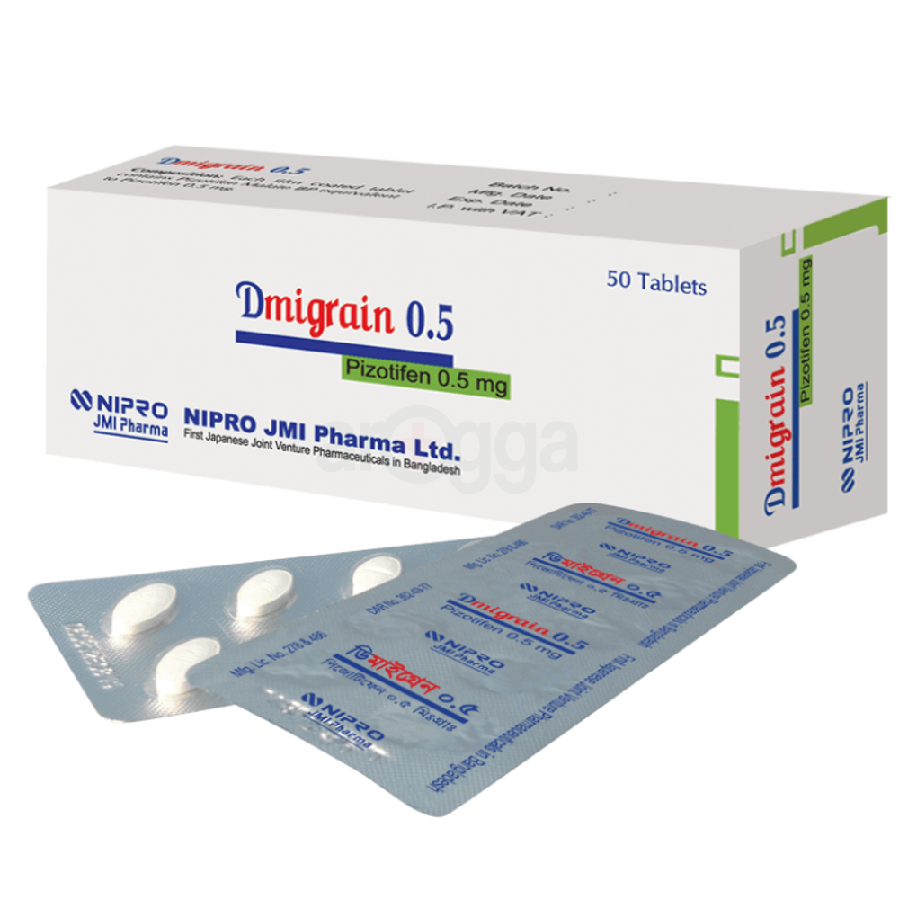 Dmigrain 0.5 0.5mg Tablet