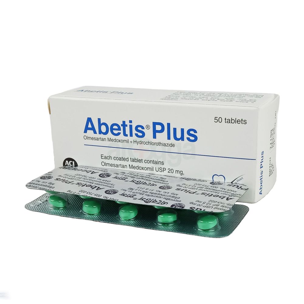 Abetis Plus 20 12.5mg+20mg Tablet