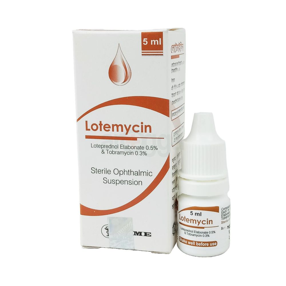 Lotemycin 0.5%+0.3% Eye Drop