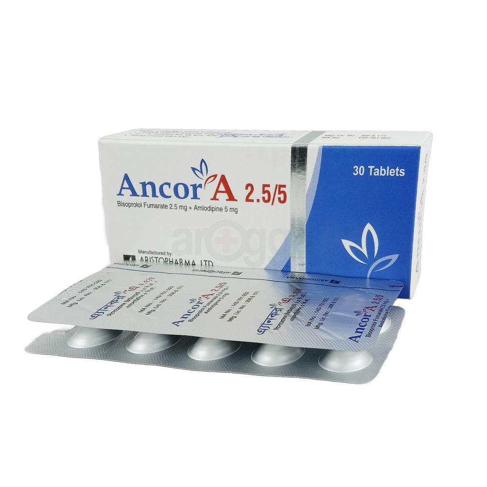 Ancor A 2.5/5 2.5mg+5mg Tablet