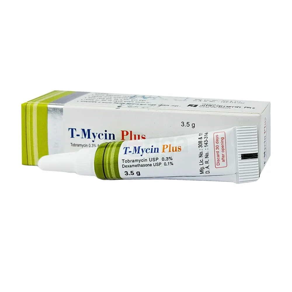 T-Mycin Plus 0.1%+0.3% Eye Ointment